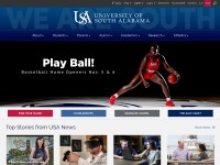 Desktop screenshot for southalabama.edu