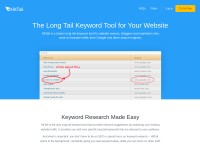 Desktop screenshot for hittail.com