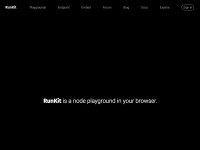Desktop screenshot for runkit.com