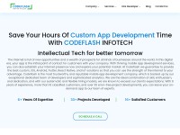 Desktop screenshot for codeflashinfotech.com
