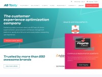 Desktop screenshot for abtasty.com