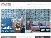 Desktop screenshot for cuttingedgestencils.com