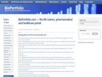 Desktop screenshot for bioportfolio.com