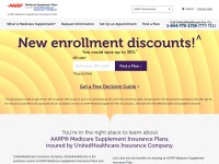 Desktop screenshot for aarpmedicaresupplement.com