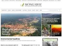 Desktop screenshot for mongabay.com