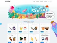 Desktop screenshot for custom-cursor.com