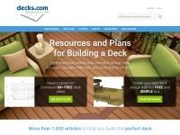 Desktop screenshot for decks.com