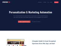 Desktop screenshot for personyze.com