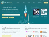 Desktop screenshot for maximumfun.org