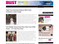 Desktop screenshot for bust.com
