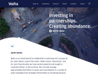 Desktop screenshot for wafra.com