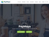 Desktop screenshot for paymaya.com