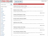 Desktop screenshot for 1dubaijobs.com
