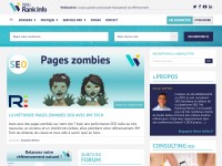 Desktop screenshot for webrankinfo.com