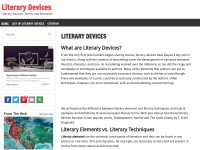 Desktop screenshot for literarydevices.com