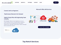 Screenshot of managex.ae