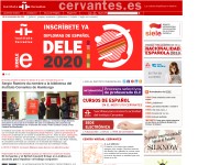 Desktop screenshot for cervantes.es