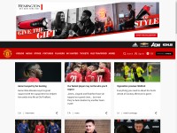 Desktop screenshot for manutd.com
