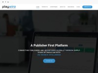 Desktop screenshot for playwire.com