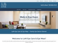 Desktop screenshot for lohieye.com