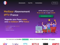 Desktop screenshot for abonnementiptvfrance.tv
