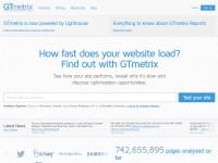 Desktop screenshot for gtmetrix.com