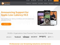 Desktop screenshot for wowza.com