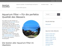 Desktop screenshot for aquarium-innenfilter-test.de