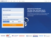 Desktop screenshot for everquote.com