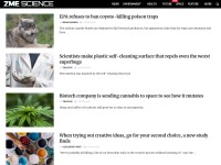 Desktop screenshot for zmescience.com