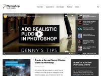 Desktop screenshot for photoshoptutorials.ws