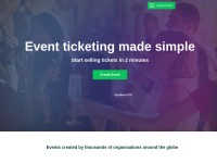 Desktop screenshot for eventbookings.com