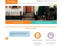 Desktop screenshot for embracehomeloans.com