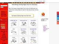 Desktop screenshot for yescoloring.com