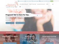 Desktop screenshot for americanpregnancy.org