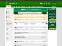 Desktop screenshot for flashscore.si