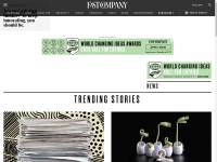 Desktop screenshot for fastcompany.com
