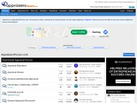 Desktop screenshot for appraisersforum.com