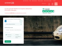 Desktop screenshot for autopart24.fr