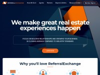 Desktop screenshot for referralexchange.com