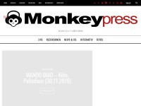 Desktop screenshot for monkeypress.de