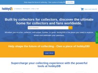 Desktop screenshot for hobbydb.com