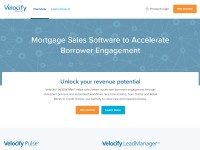Desktop screenshot for velocify.com