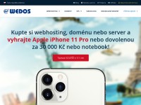Desktop screenshot for wedos.cz