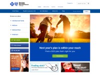 Desktop screenshot for bcbsm.com