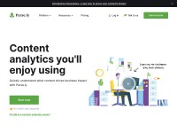 Desktop screenshot for parsely.com