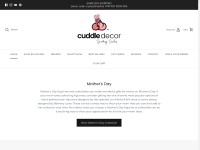 Desktop screenshot for cuddledecor.com