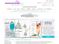 Desktop screenshot for announcingit.com