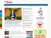 Desktop screenshot for tapchithethao.vn