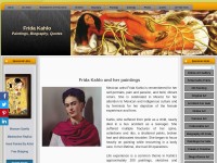Desktop screenshot for fridakahlo.org